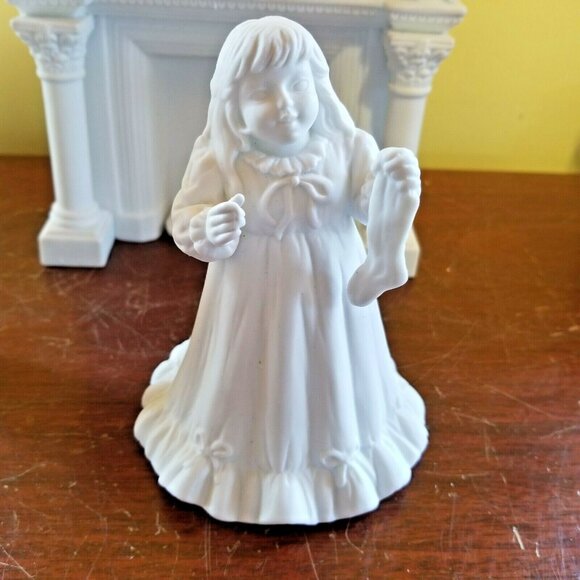 Depart 56 Decorating The Mantle Silhouette White 5 Pc Porcelain Cheryl Johnson - Picture 6 of 12